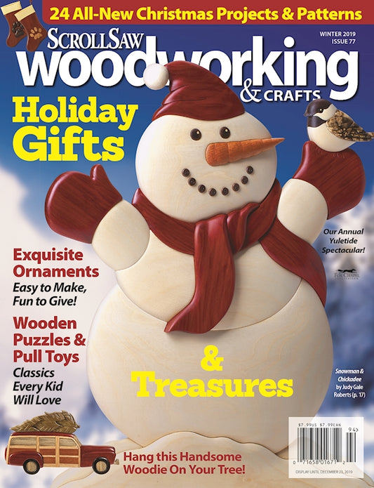 Scroll Saw Woodworking & Crafts Issue 77 Winter 2019 - Fox Chapel Publishing Co.
