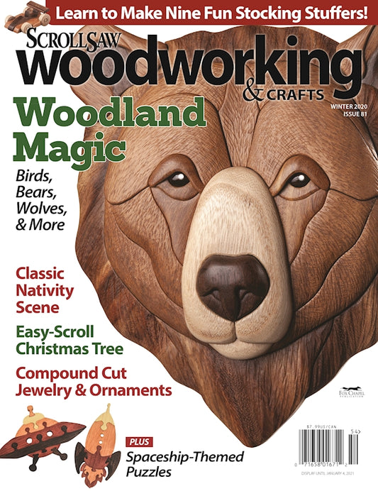 Scroll Saw Woodworking & Crafts Issue 81 Winter 2020 - Fox Chapel Publishing Co.