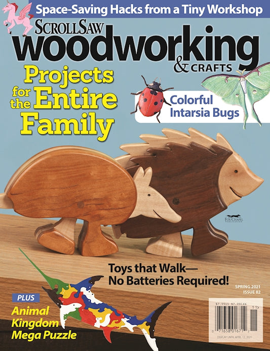 Scroll Saw Woodworking & Crafts Issue 82 Spring 2021 - Fox Chapel Publishing Co.