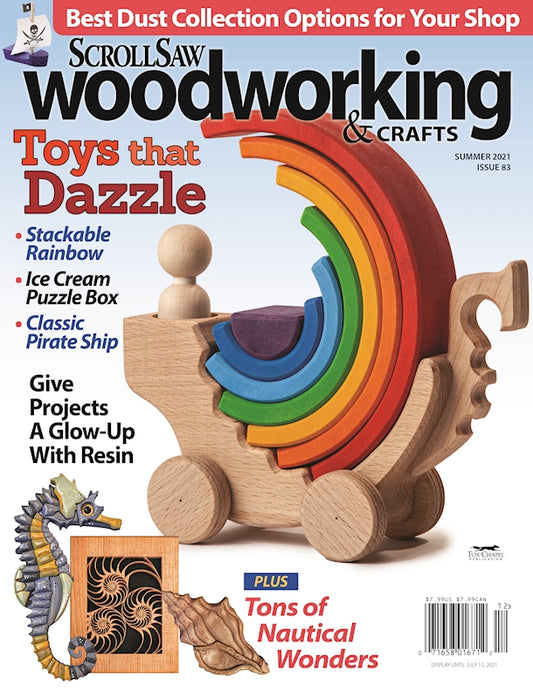 Scroll Saw Woodworking & Crafts Issue 83 Summer 2021 - Fox Chapel Publishing Co.