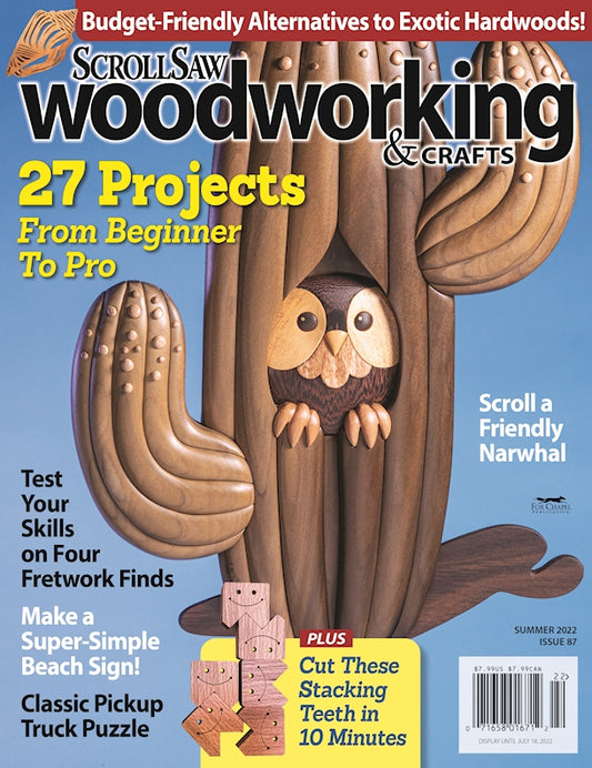 Scroll Saw Woodworking & Crafts Issue 87 Summer 2022 - Fox Chapel Publishing Co.
