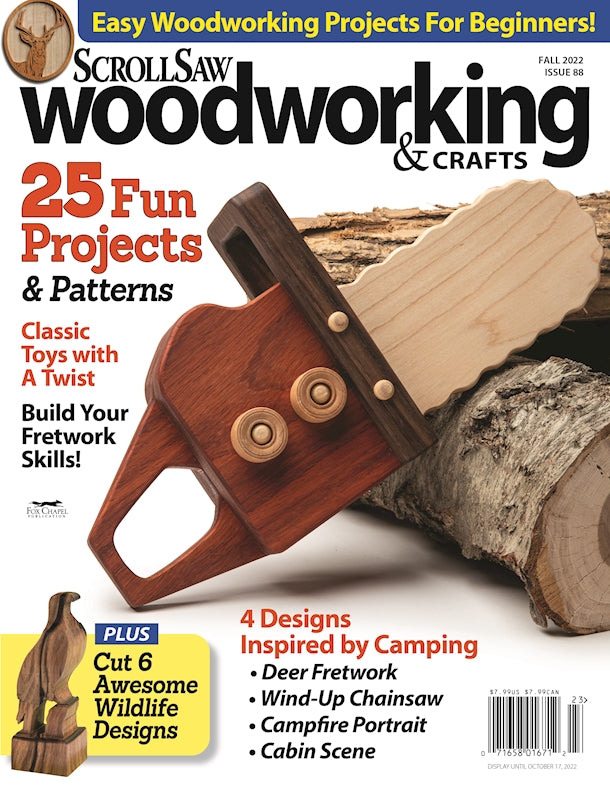 Scroll Saw Woodworking & Crafts Issue 88 Fall 2022