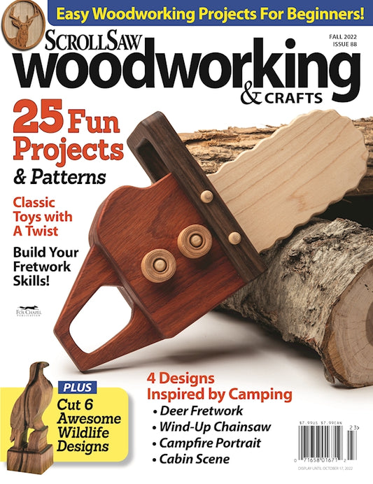 Scroll Saw Woodworking & Crafts Issue 88 Fall 2022 - Fox Chapel Publishing Co.
