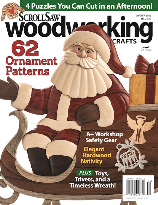 Scroll Saw Woodworking & Crafts Issue 89 Winter 2022 - Fox Chapel Publishing Co.