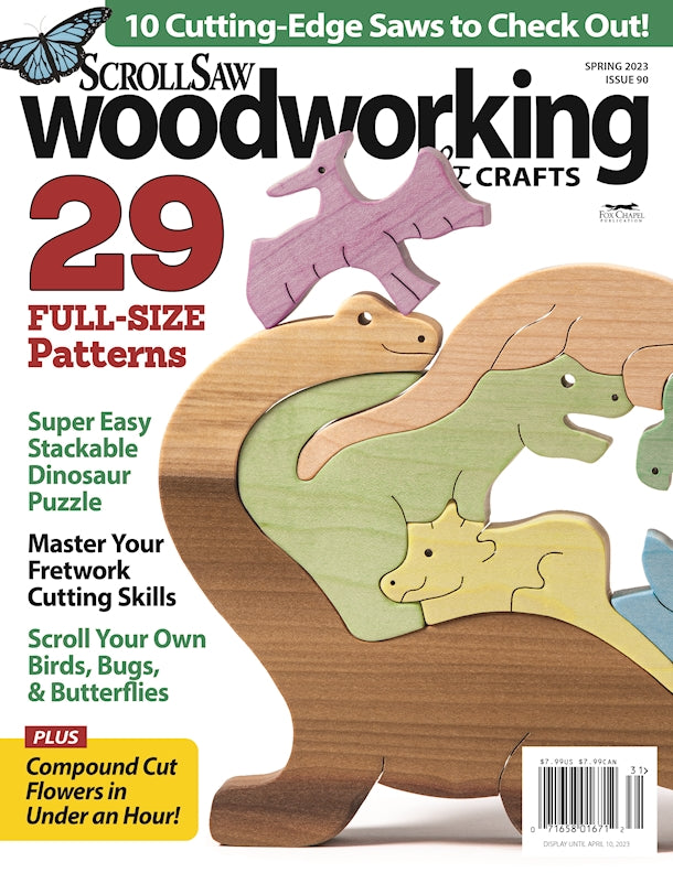 Scroll Saw Woodworking & Crafts Issue 90 Spring 2023