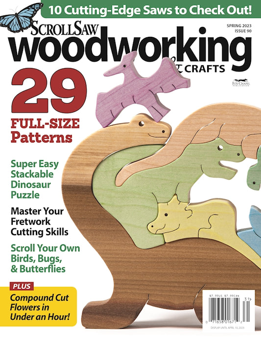 Scroll Saw Woodworking & Crafts Issue 90 Spring 2023 - Fox Chapel Publishing Co.