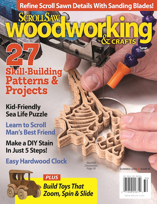 Scroll Saw Woodworking & Crafts Issue 91 Summer 2023 - Fox Chapel Publishing Co.