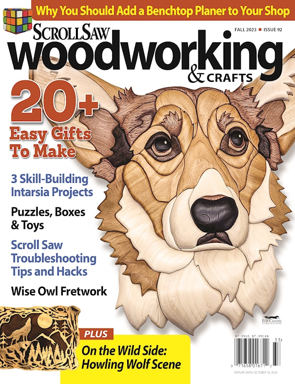 Scroll Saw Woodworking & Crafts Issue 92 Fall 2023 - Fox Chapel Publishing Co.