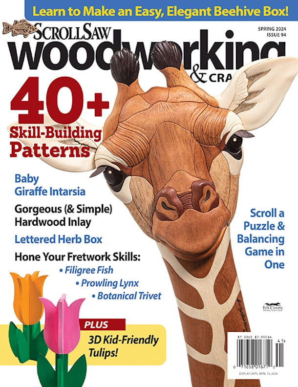 Scroll Saw Woodworking & Crafts Issue 94 Spring 2024 - Fox Chapel Publishing Co.