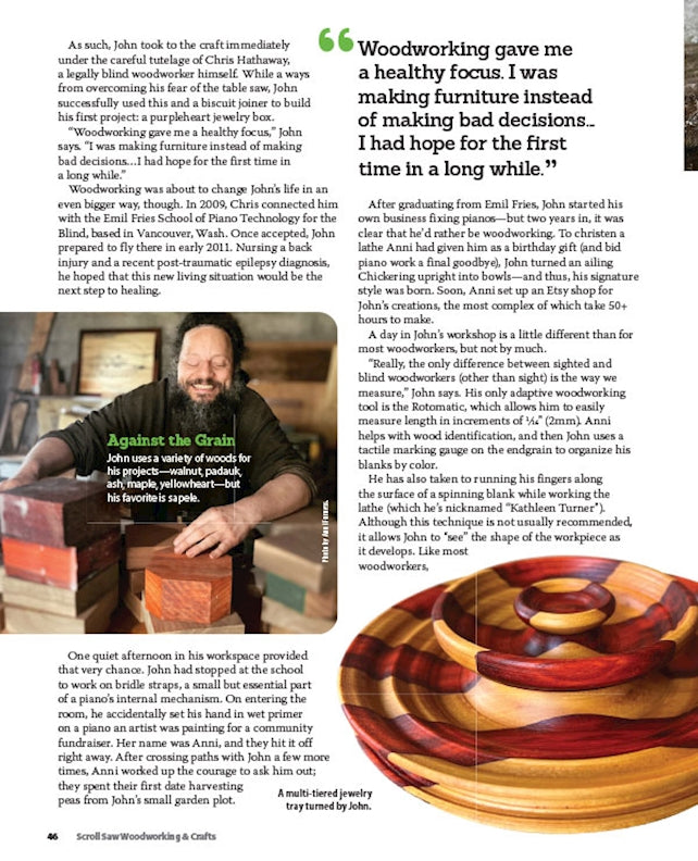 Scroll Saw Woodworking & Crafts Issue 95 Summer 2024 - Fox Chapel Publishing Co.