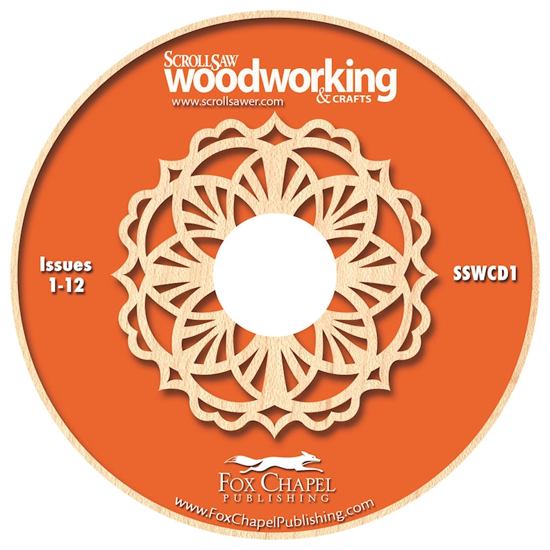 Scroll Saw Woodworking & Crafts Archive CD Volume 1 - Fox Chapel Publishing Co.