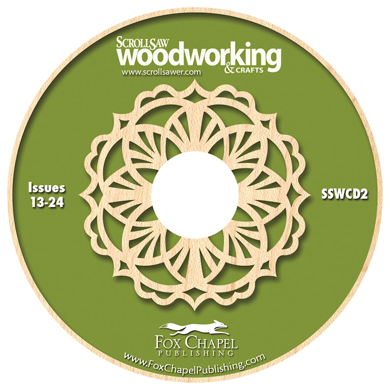 Scroll Saw Woodworking & Crafts Archive CD Volume 2 - Fox Chapel Publishing Co.