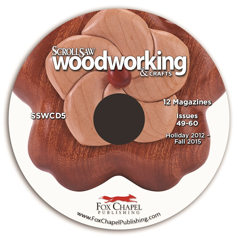Scroll Saw Woodworking & Crafts Archive CD Volume 5 - Fox Chapel Publishing Co.