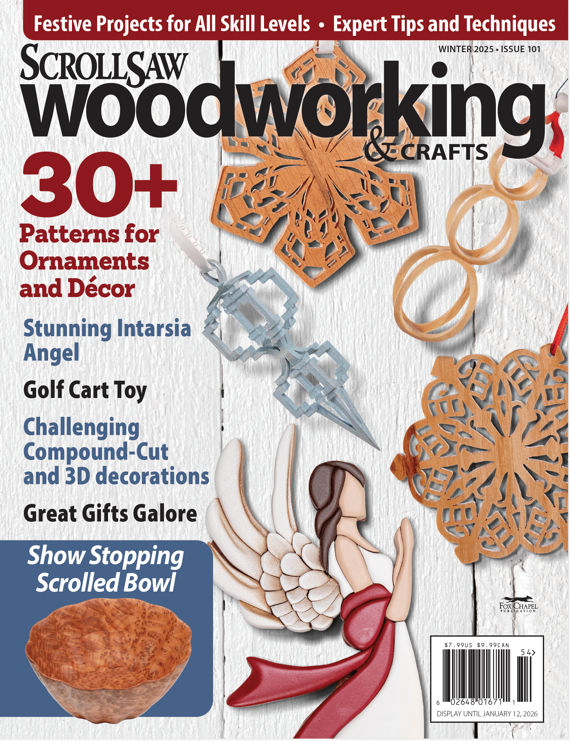 Scroll Saw Woodworking & Crafts Issue101 Winter 2025