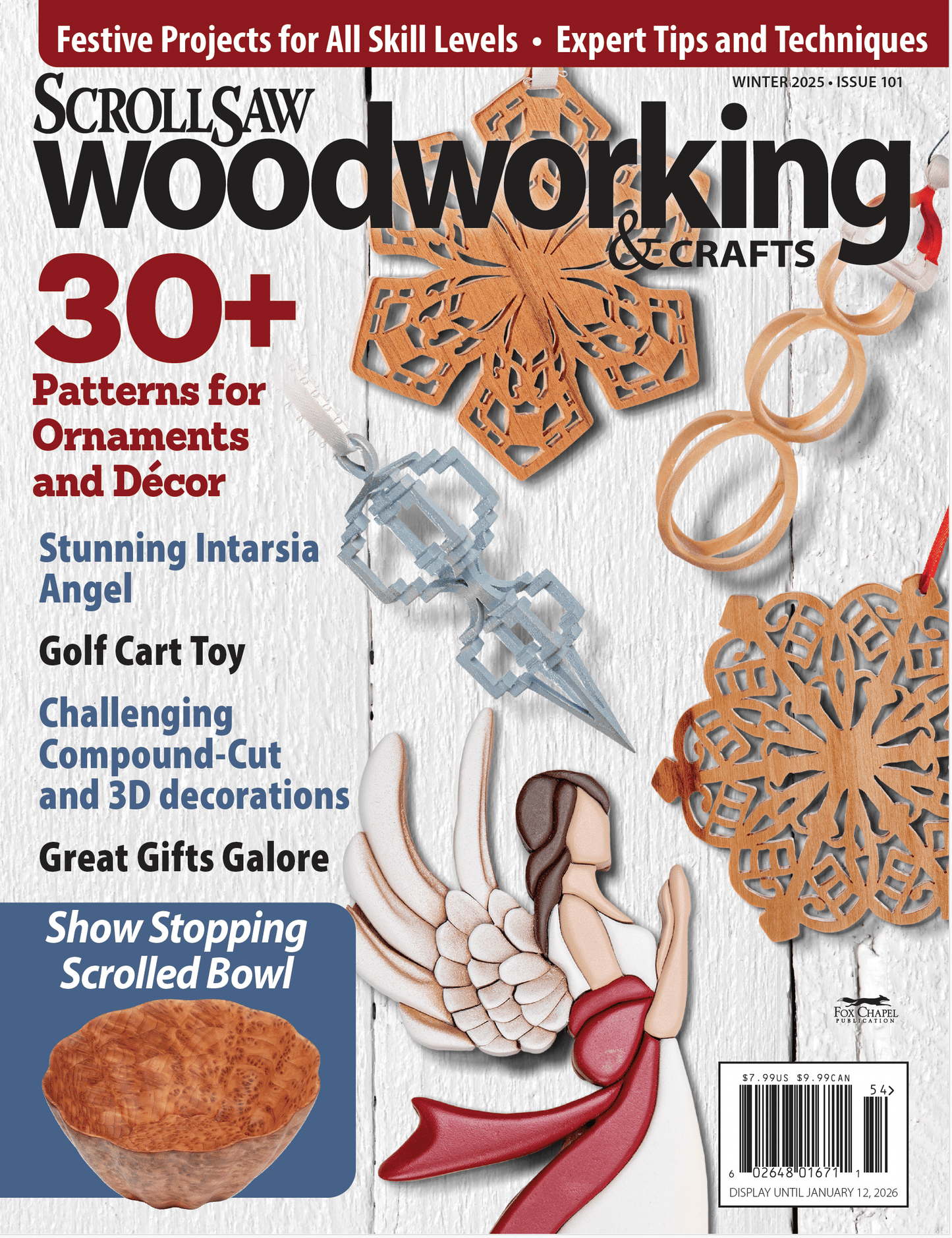 Scroll Saw Woodworking & Crafts Issue101 Winter 2025 - Fox Chapel Publishing Co.