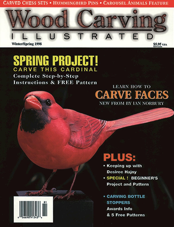 Wood Carving Illustrated Issue 2 Winter Spring 1998 - Fox Chapel Publishing Co.