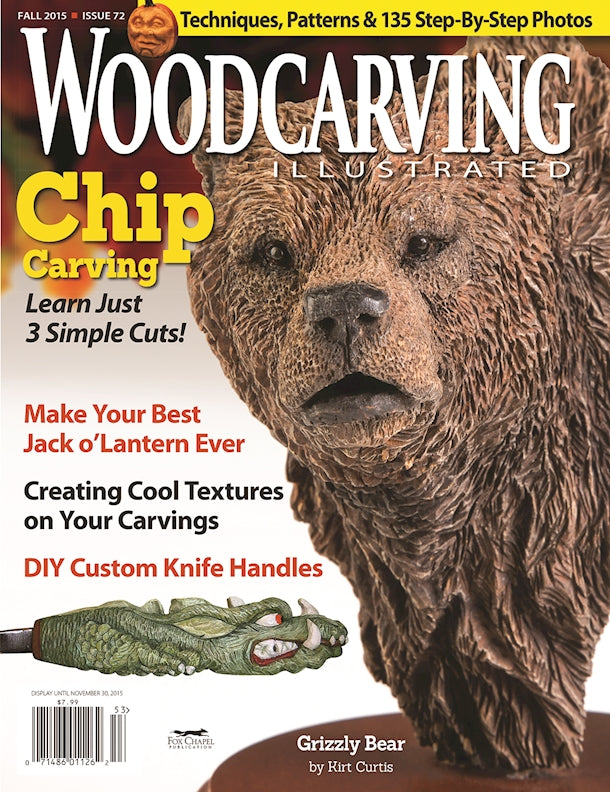 Woodcarving Illustrated Issue 72 Fall 2015 - Fox Chapel Publishing Co.