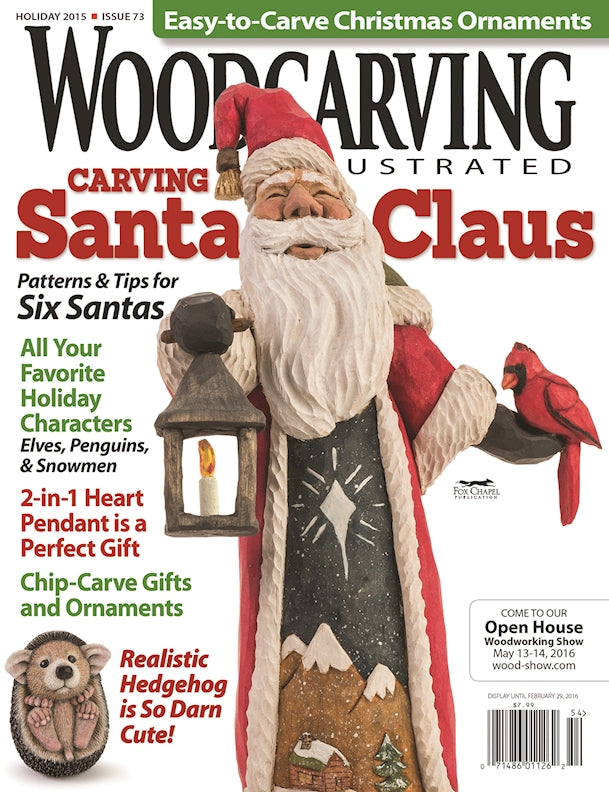 Woodcarving Illustrated Issue 73 Holiday 2015 - Fox Chapel Publishing Co.