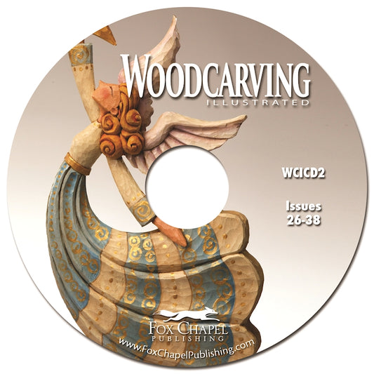 Woodcarving Illustrated Archive CD volume 2 - Issues 26-38 - Fox Chapel Publishing Co.