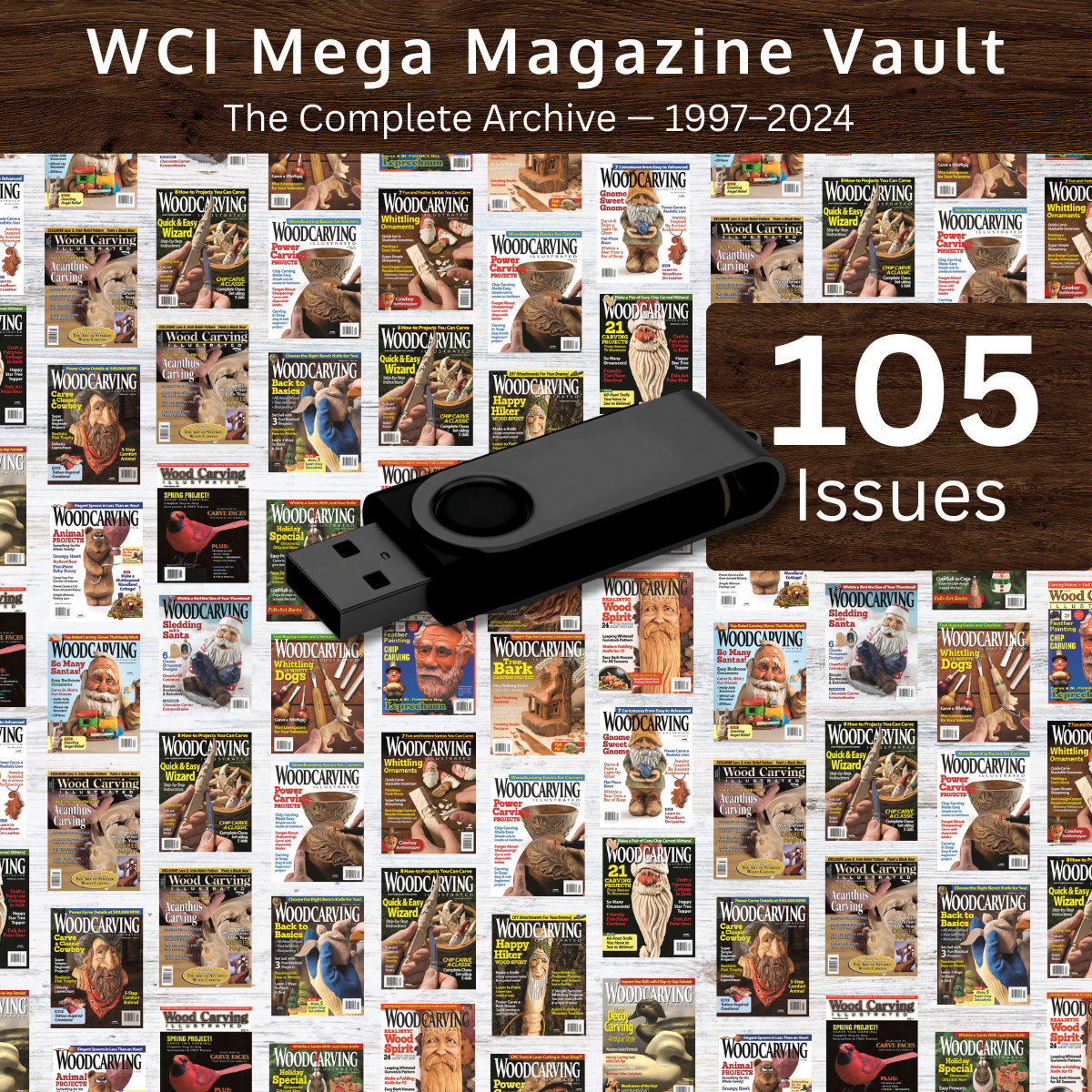 Woodcarving Illustrated Mega Magazine Vault