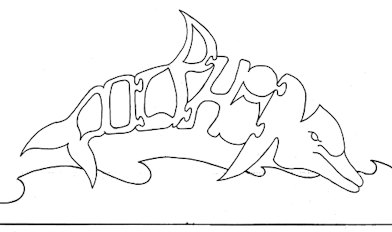 Dolphin-Head In Water