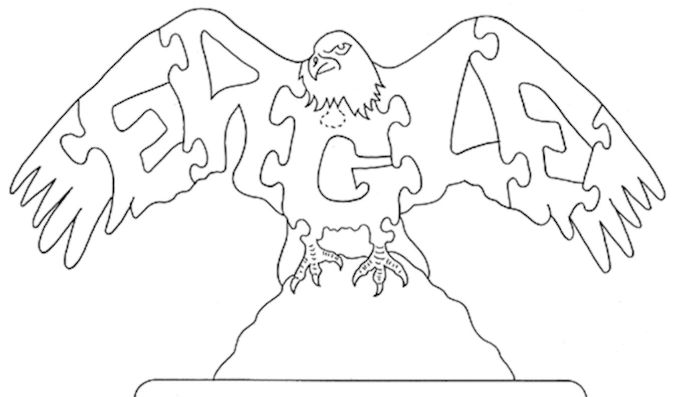 Eagle-Head Left, Wings Up - Fox Chapel Publishing Co.