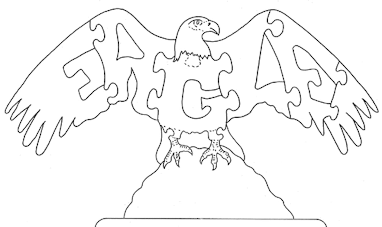 Eagle-Head Right, Wings Up - Fox Chapel Publishing Co.