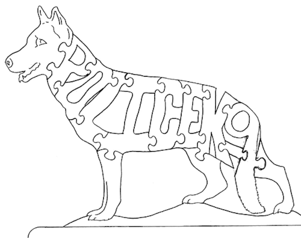 German Shepherd-Police K9