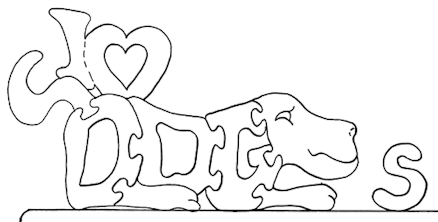 I Heart Dogs - Laying