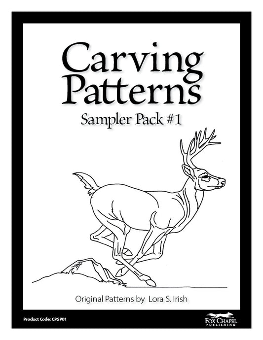 Carving Pattern Sampler Pack #1 - Printed