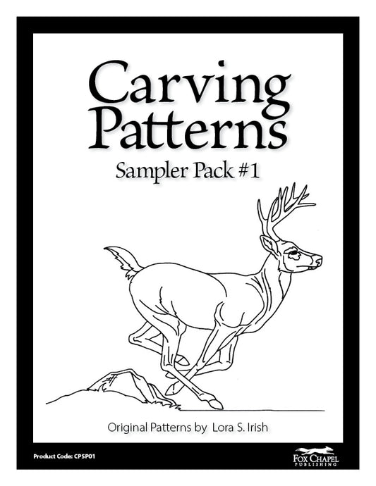 Carving Pattern Sampler Pack #1 - Printed - Fox Chapel Publishing Co.