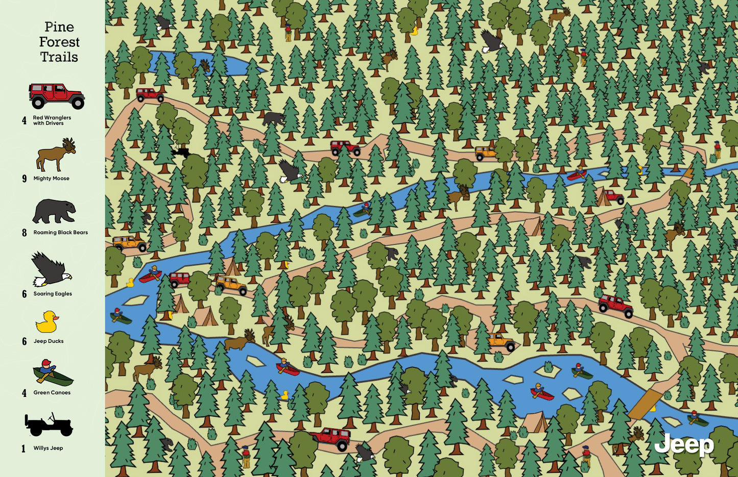 Jeep® Great Adventures Seek & Find Puzzles