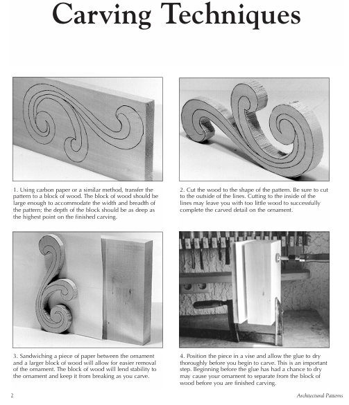 Architectural Patterns for Woodcarvers