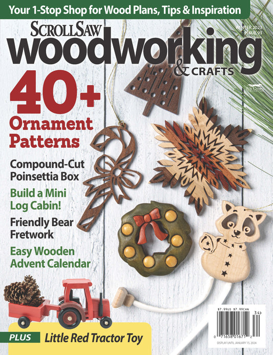 Scroll Saw Woodworking & Crafts Issue 93 Winter 2023 - Fox Chapel Publishing Co.