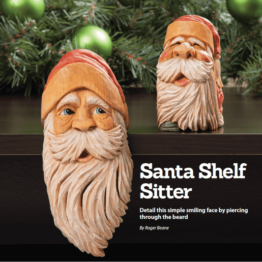 Carve a Shelf Sitter Santa - Fox Chapel Publishing Co.