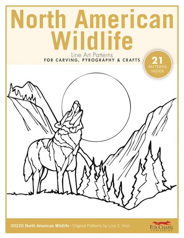 North American Wildlife Carving Patterns - Fox Chapel Publishing Co.