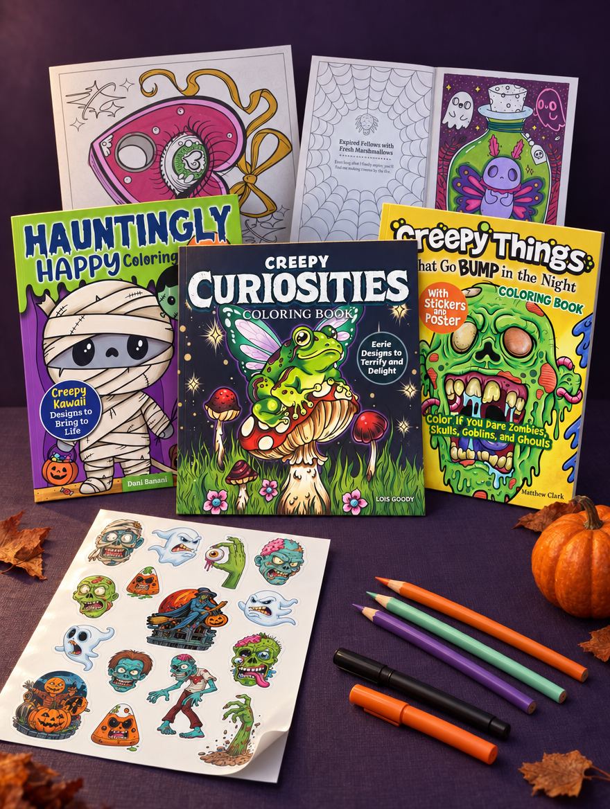 Halloween Coloring Bundle