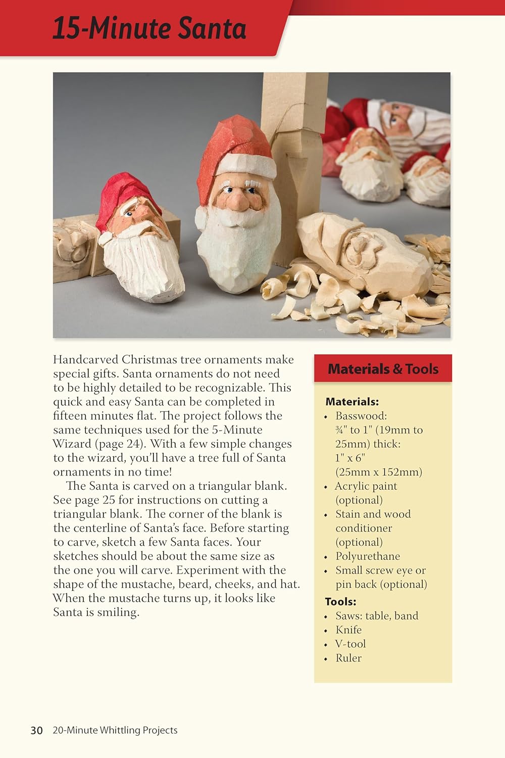 20-Minute Whittling Projects