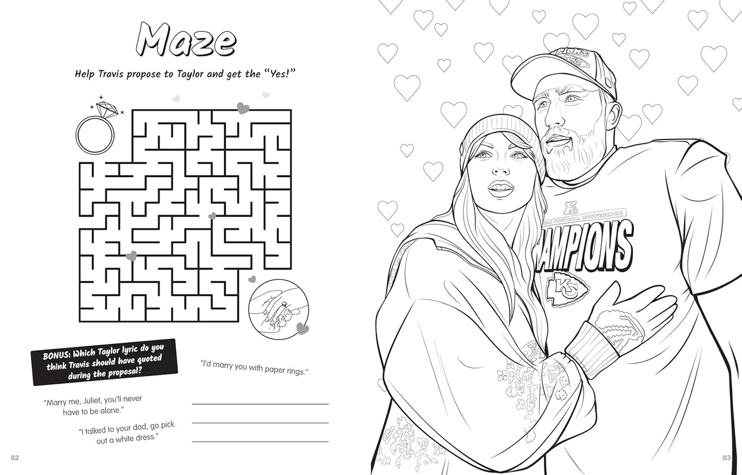 Unofficial Insider's Guide Taylor Swift & Travis Kelce Superstar Activity Book