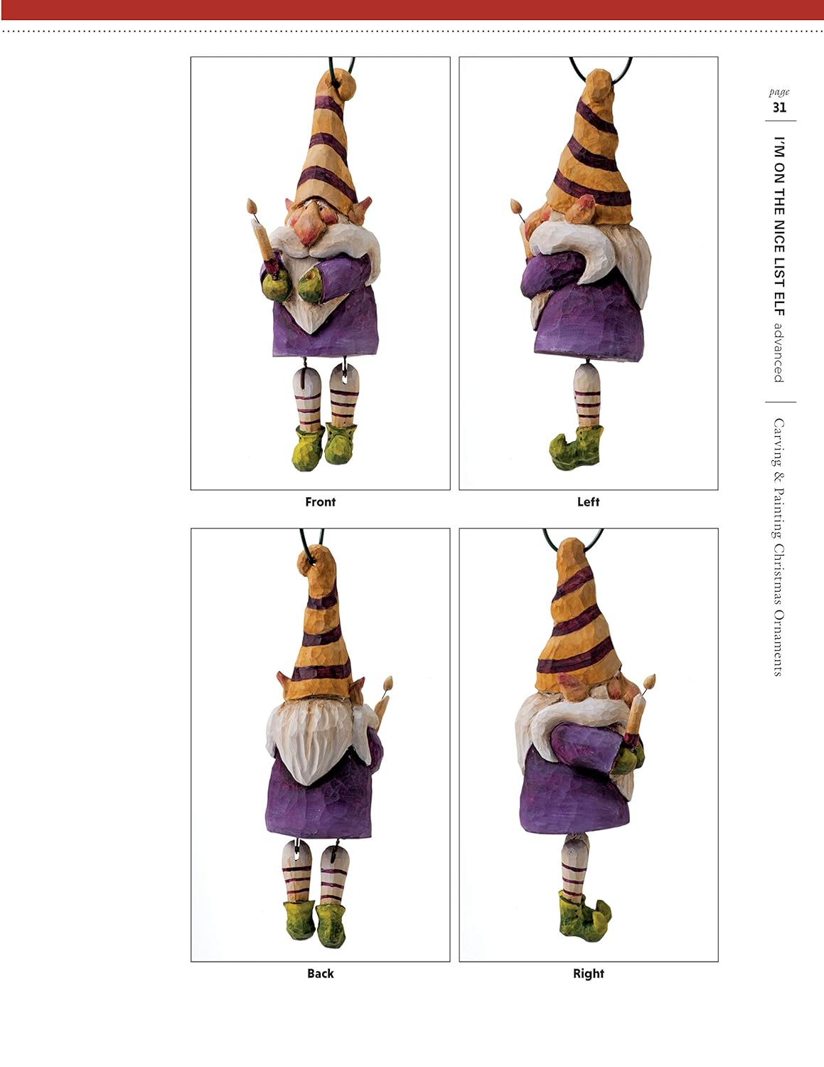 Carving & Painting Christmas Ornaments