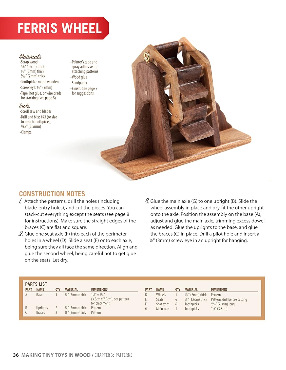 Making Tiny Toys in Wood