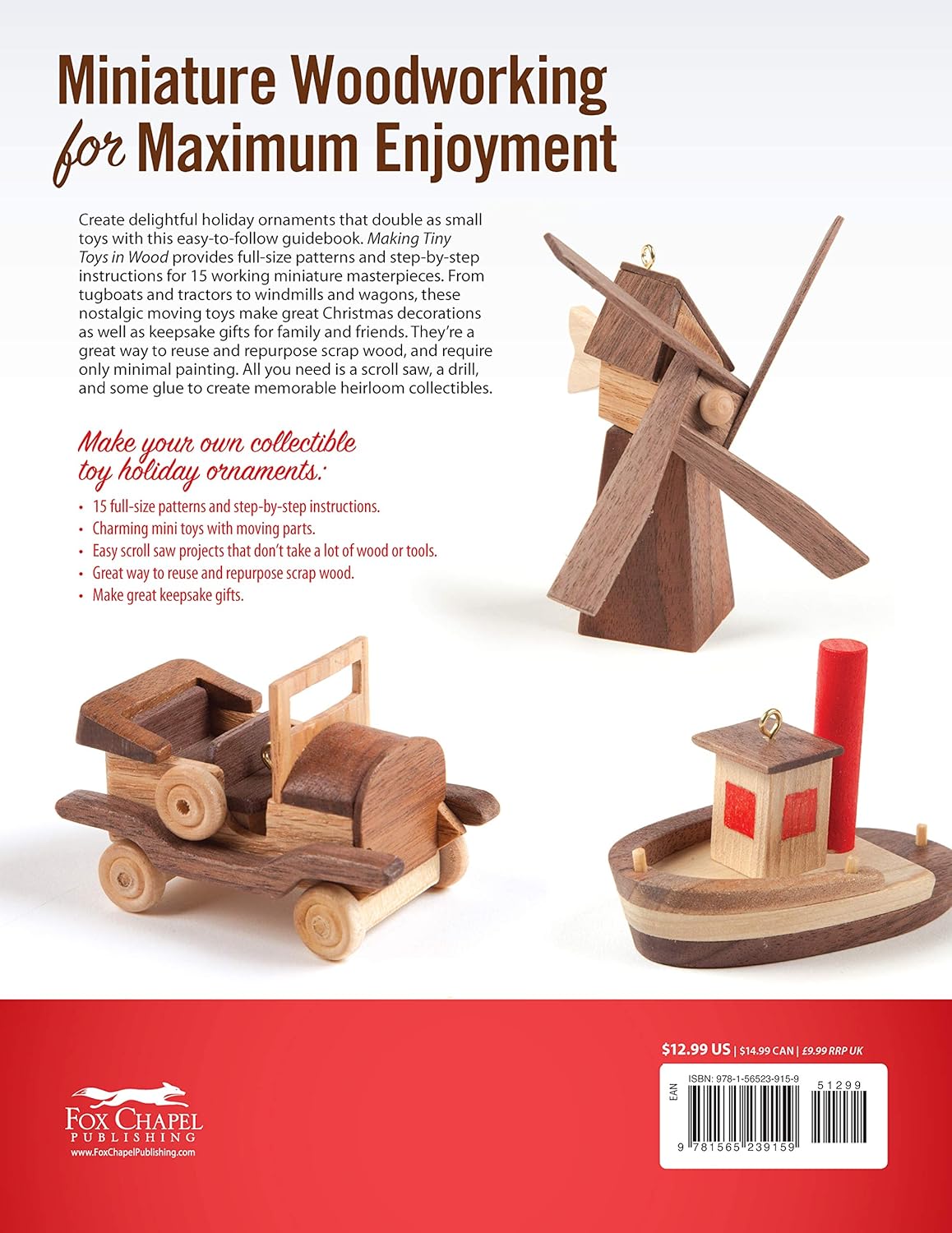 Making Tiny Toys in Wood