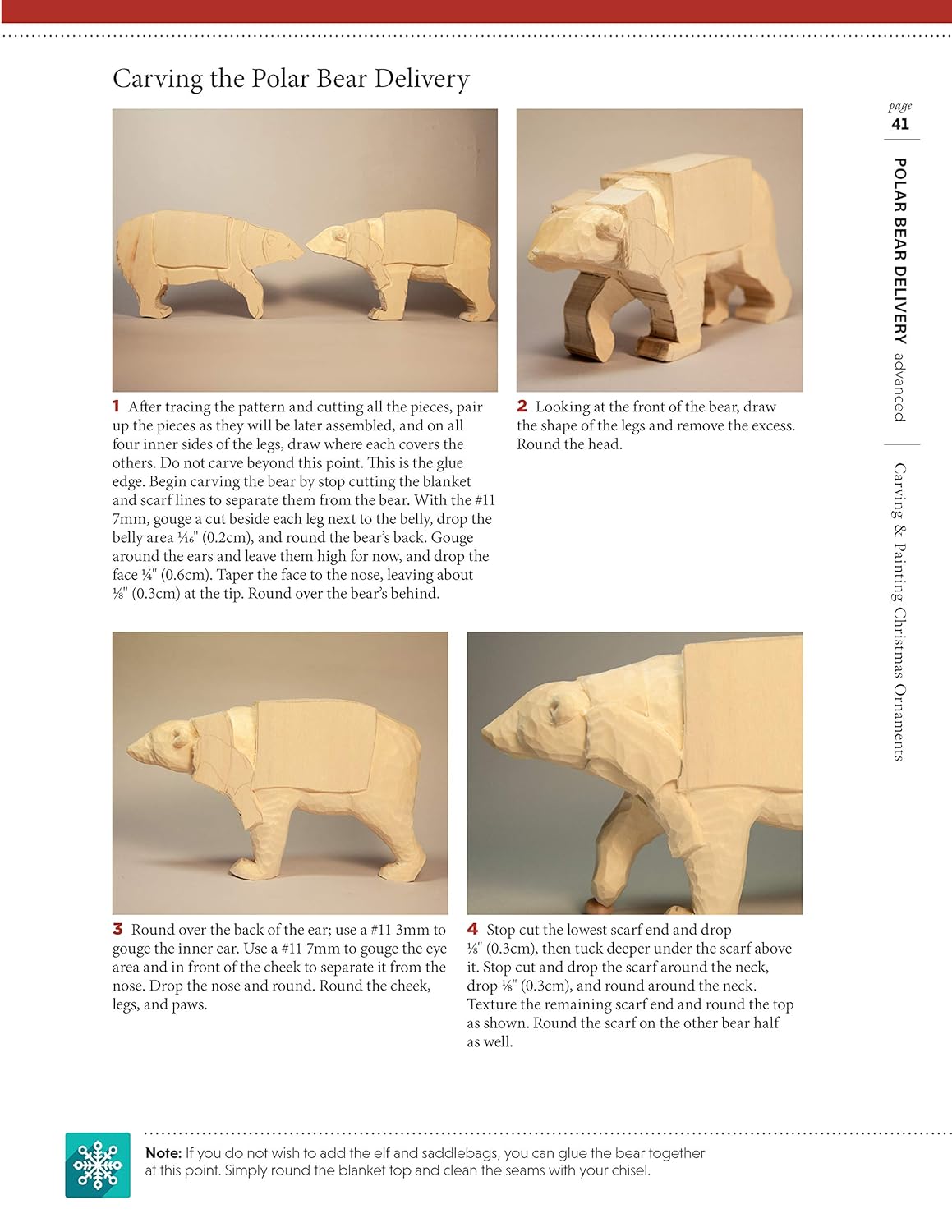 Carving & Painting Christmas Ornaments