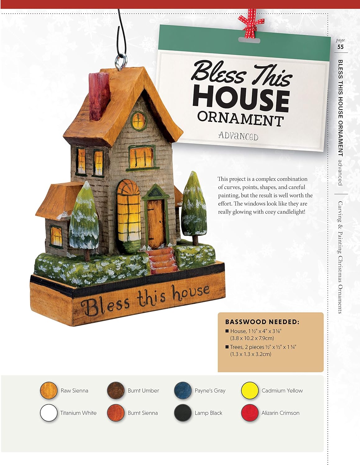 Carving & Painting Christmas Ornaments