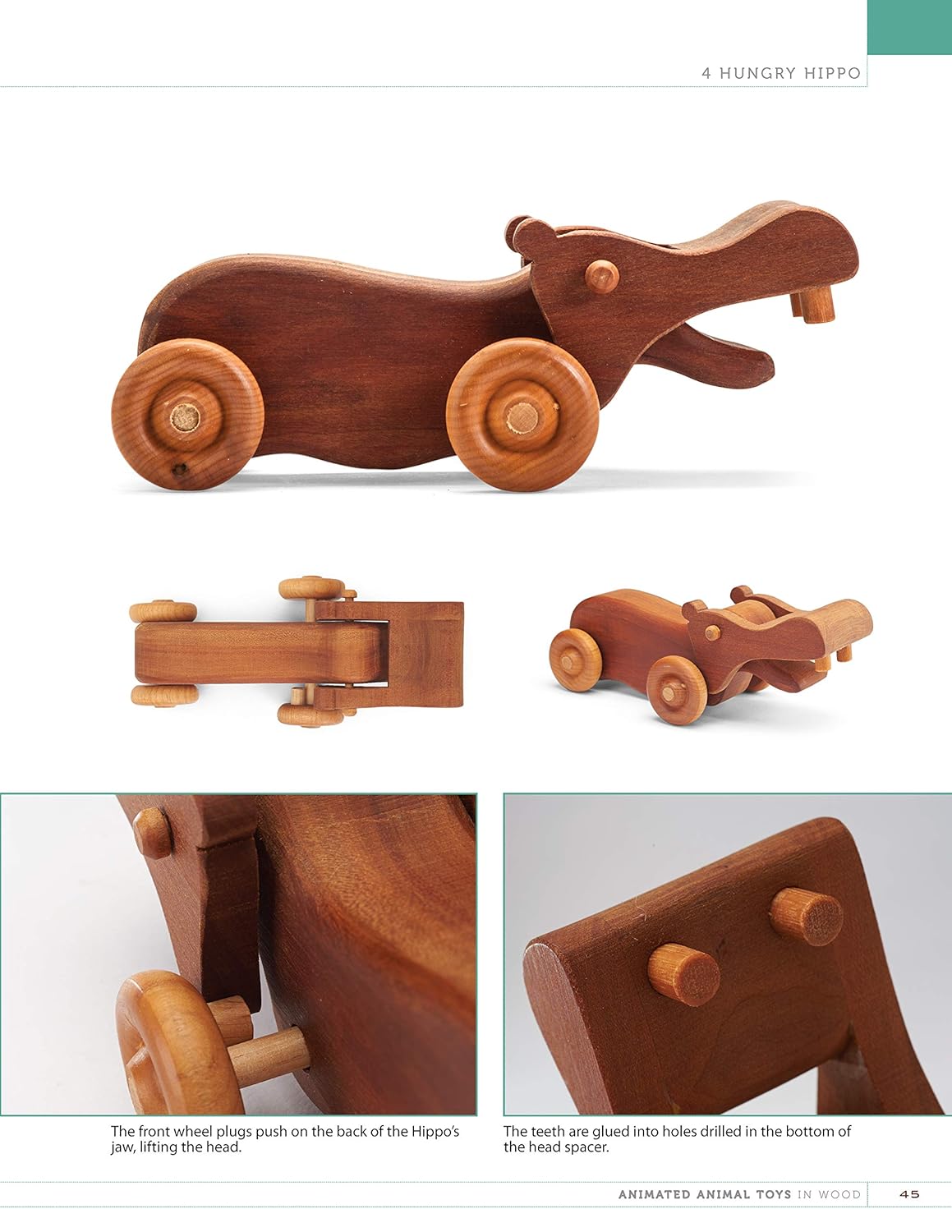 Animated Animal Toys in Wood