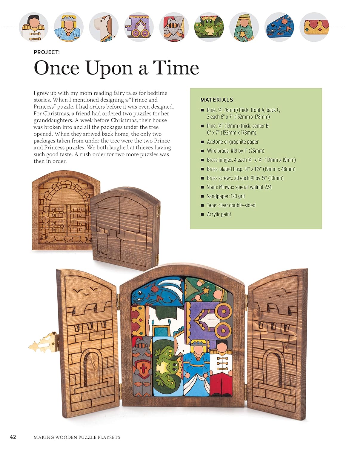 Making Wooden Puzzle Playsets