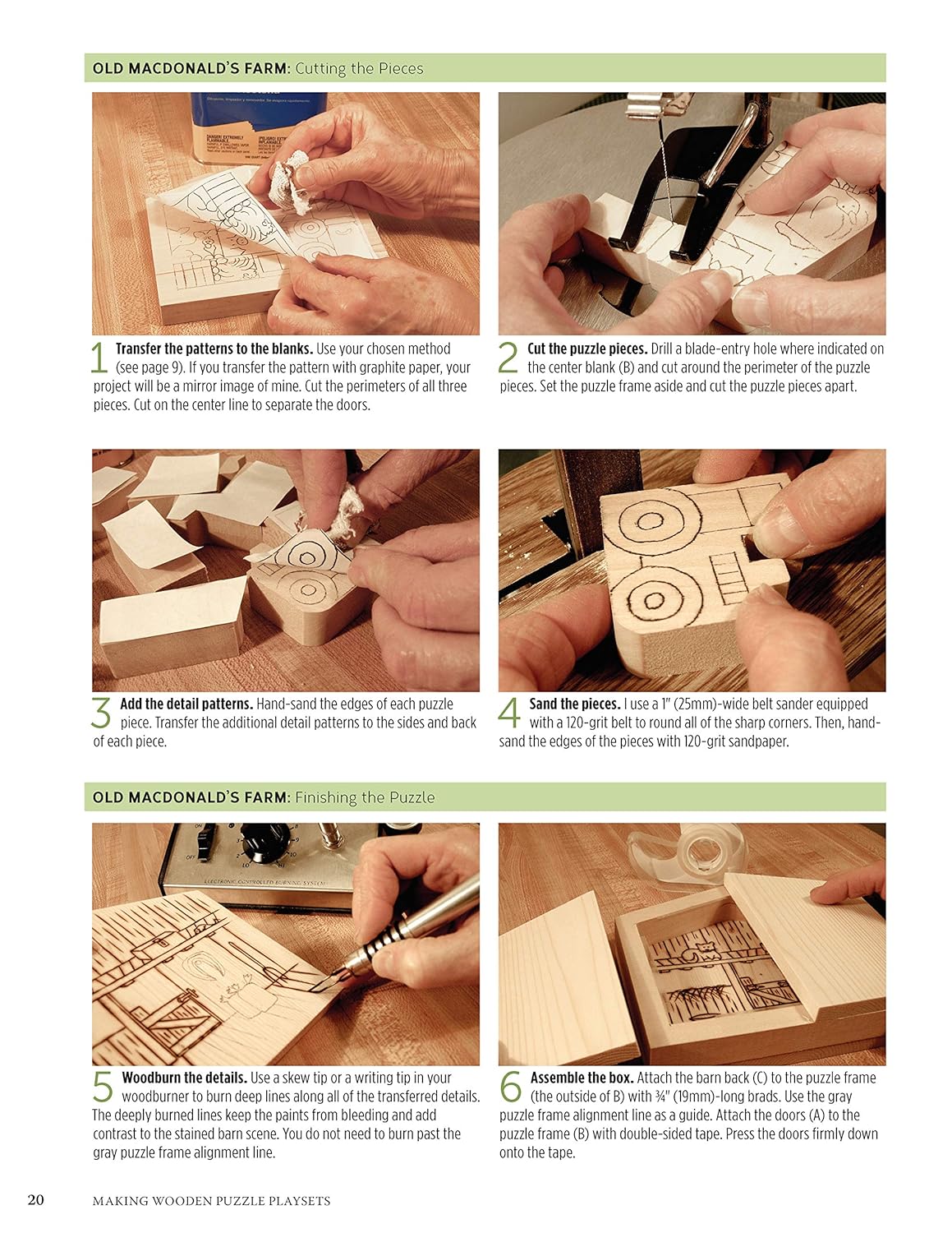 Making Wooden Puzzle Playsets