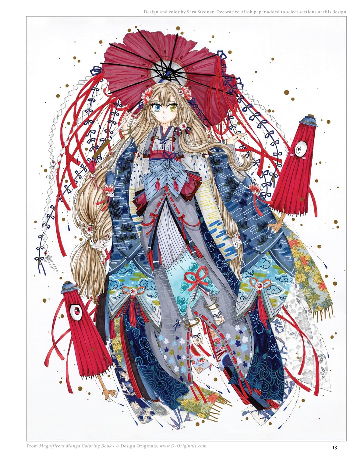 Magnificent Manga Coloring Book