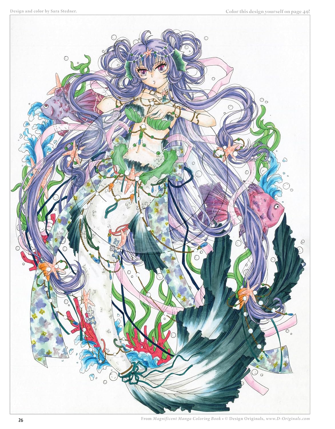 Magnificent Manga Coloring Book