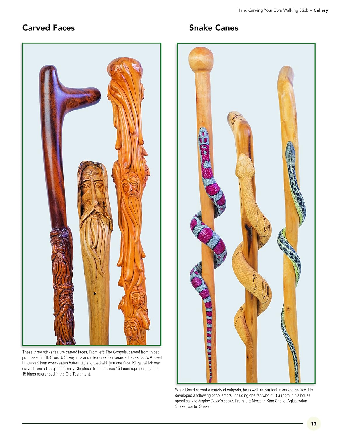 Hand Carving Your Own Walking Stick